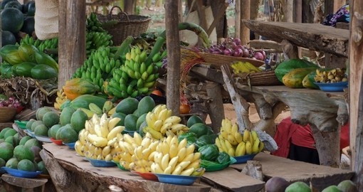 A market in Uganda