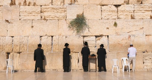 Be witness of the prayers at the Western Wall, Jerusalem, Israel