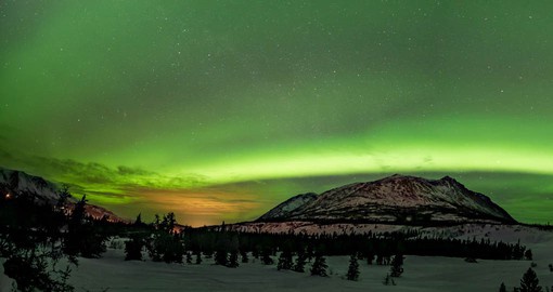 The Yukon offers some of the best viewing of the aurora borealis