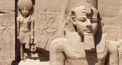 Ramses statue at Abu Simbel