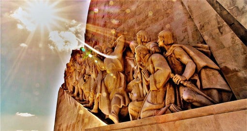 The imposing Monument to the Discoveries was designed in 1940 to commemorate the “Exposition of the Portuguese World”