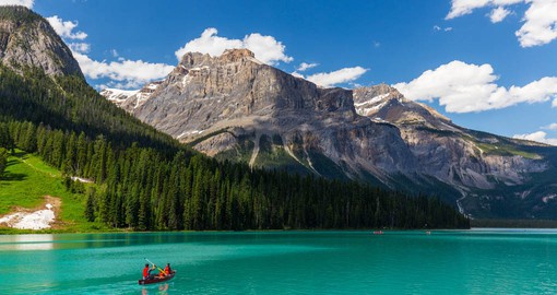 Emerald Lake in the Yoho National Park