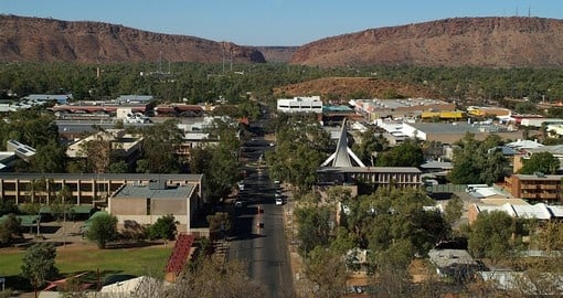 Enjoy the view over Alice Springs during your next Australia vacations.