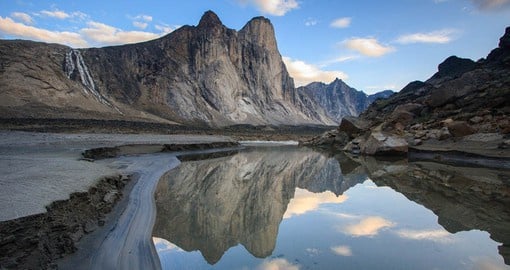 Auyuittuq National Park is located on the Cumberland Peninsula of Baffin Island