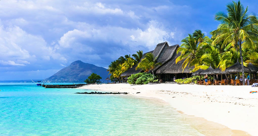 Beach on Mauritius