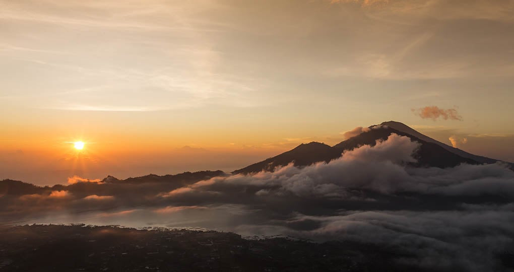 sunrise from Mount Batur