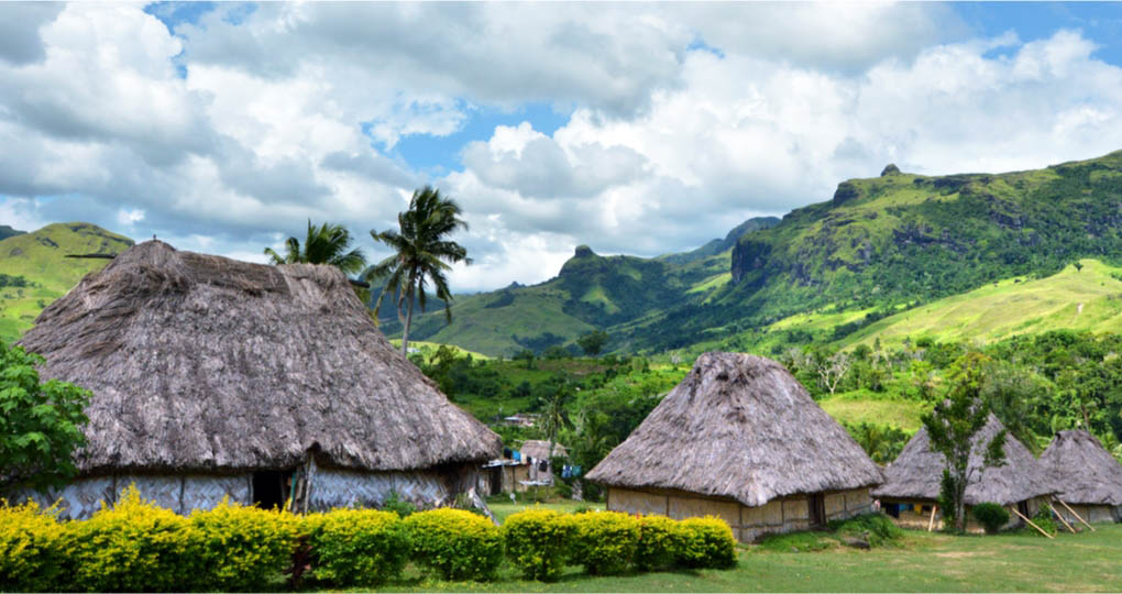Traditional Fijian bures