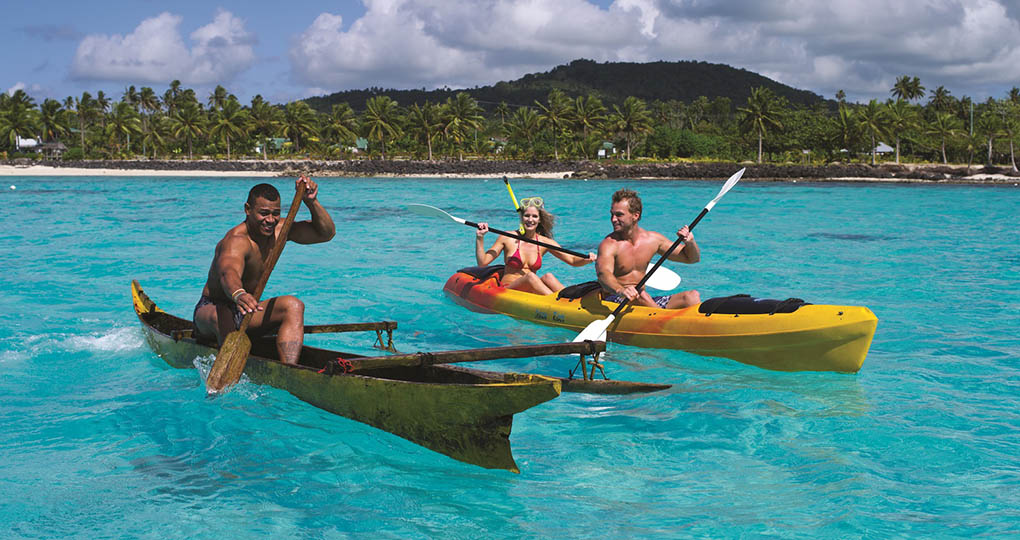 Canoeing in Samoa