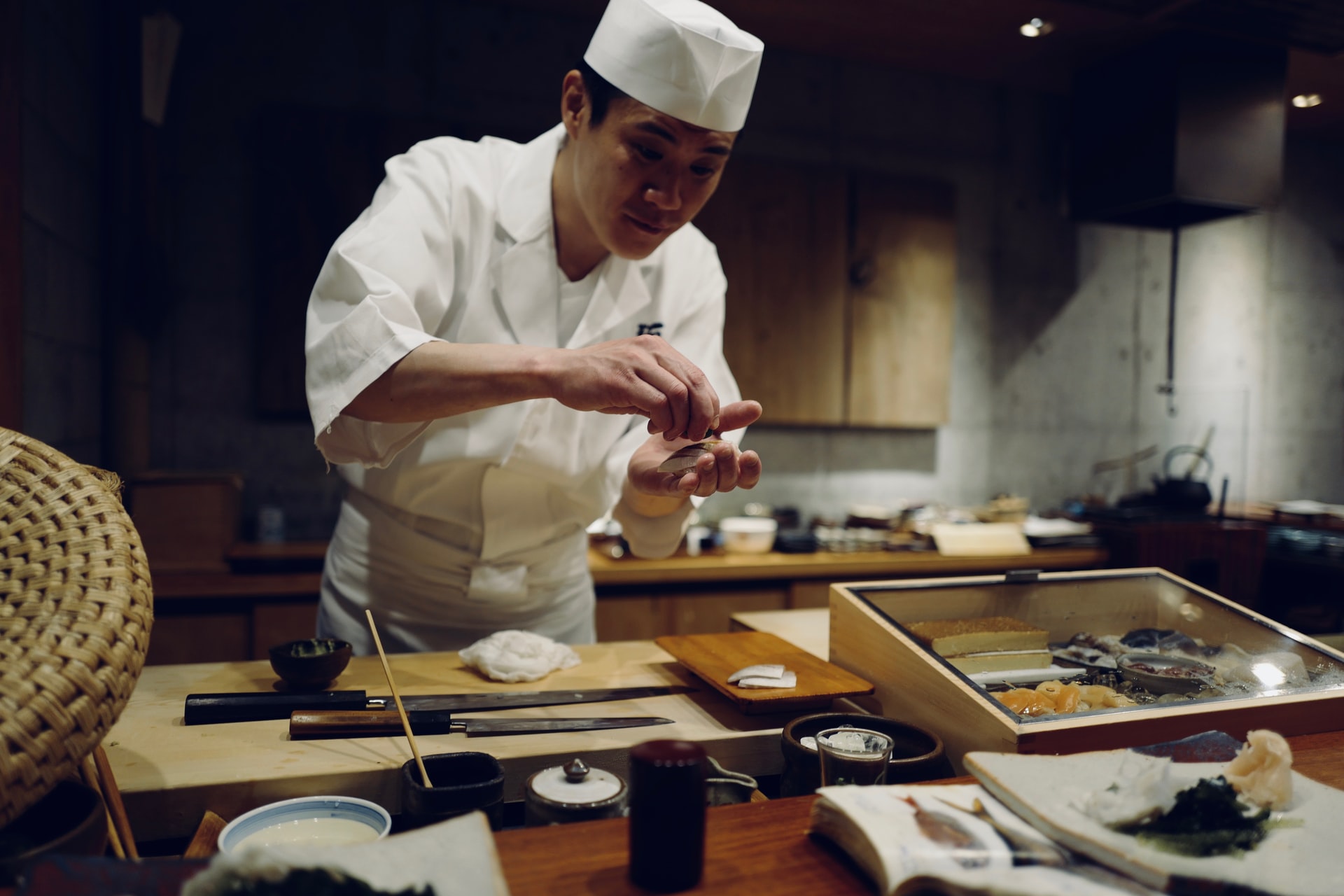 Japan sushi chef
