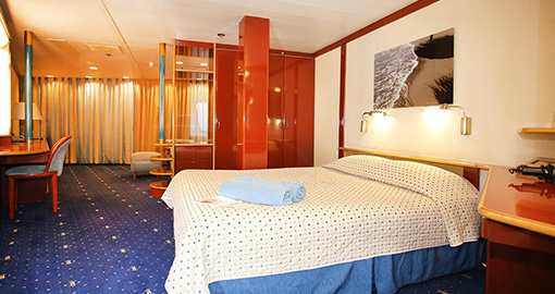 Suites on the MS Celestyal Crystal.