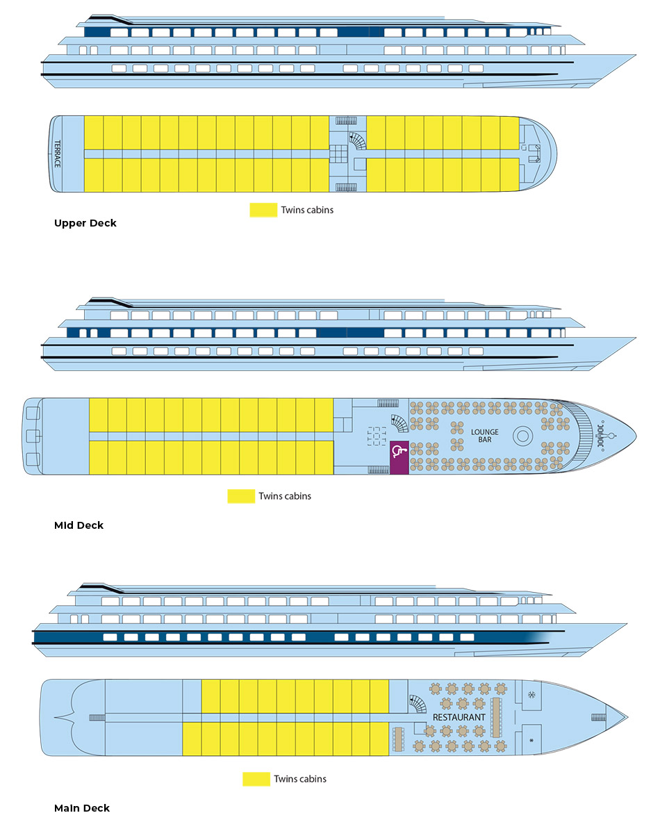 MS Europe deck plans
