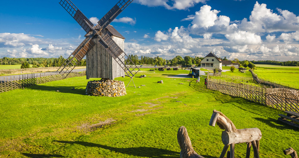 windmill in Estonia