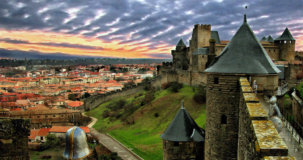 medieval castle Carcassonne