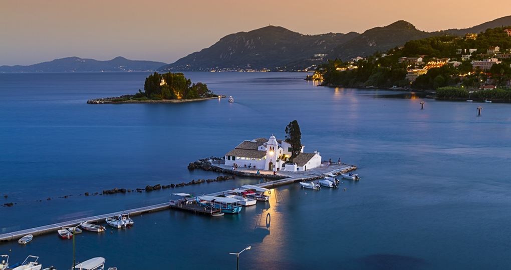 Corfu Island in Greece