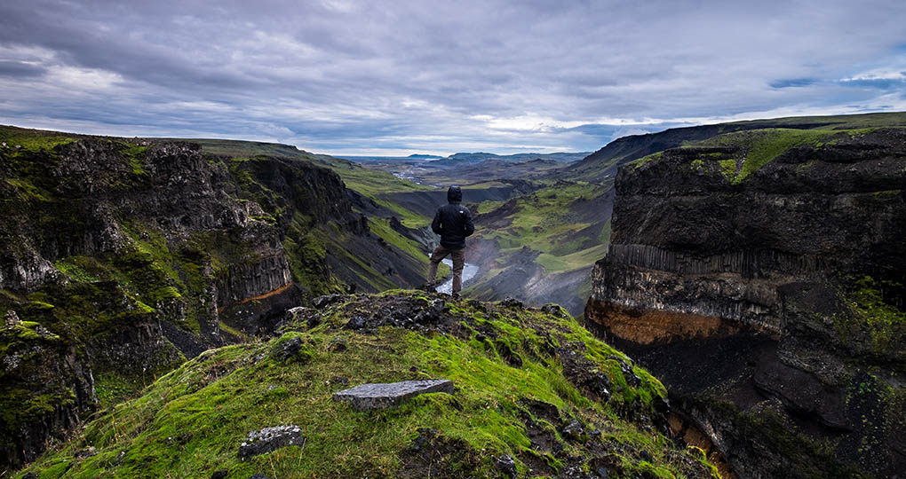 hiking in Iceland
