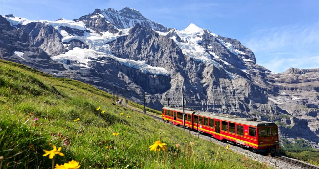 jungfrau railway in switzerland