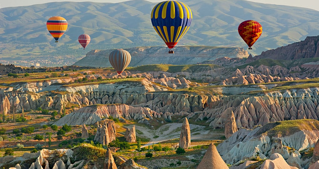 hot air balloons Cappadocia