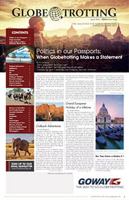 Globetrotting Current Issue