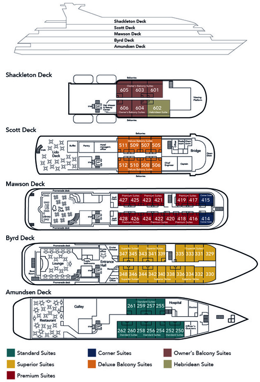 Hebridean Sky Deck Plan