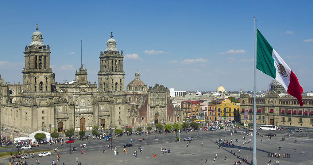 the zocalo in mexico city