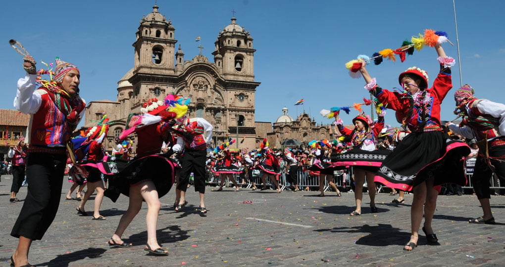 Festival in Plaza de Armas, Cusco