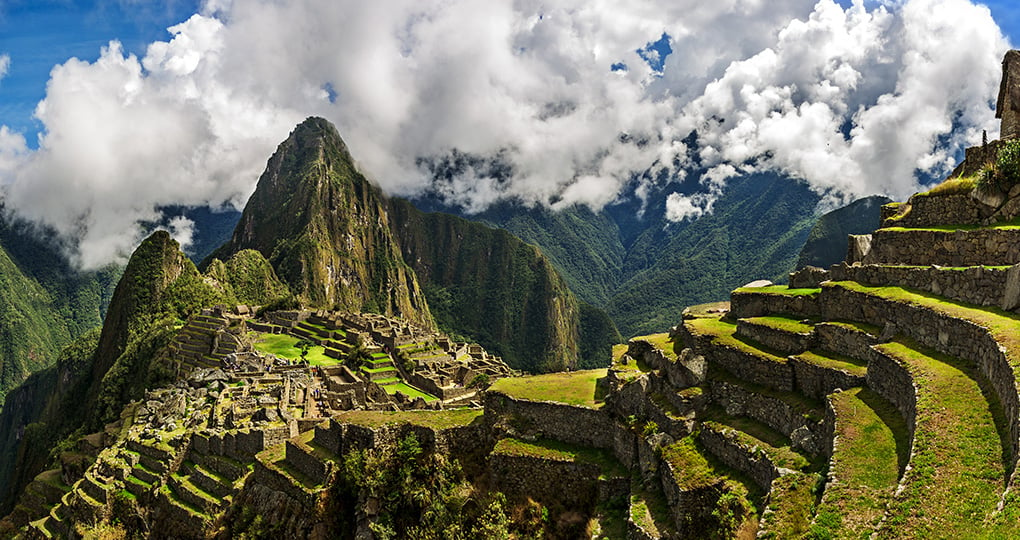 Terraces on Machu Picchu