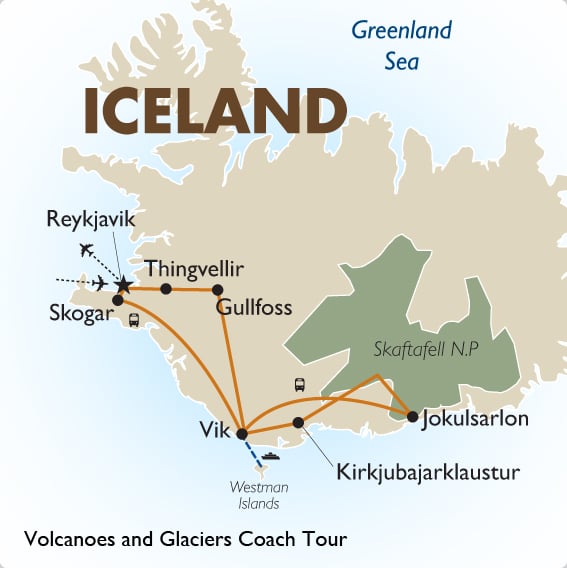 coach tour iceland