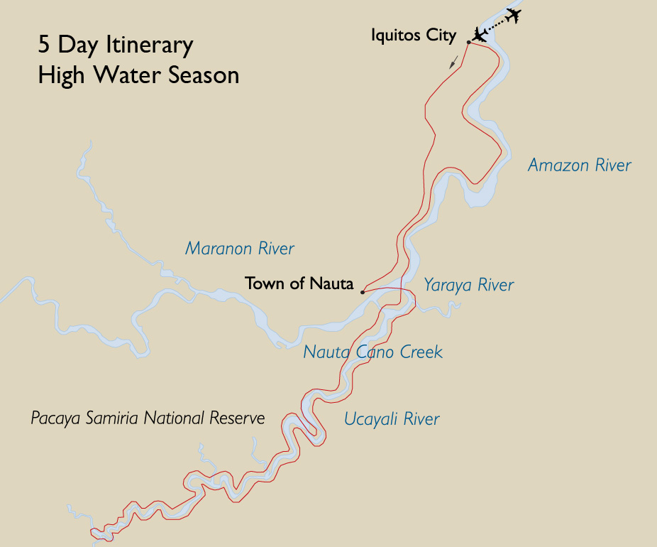 5 Day Itinerary High Water