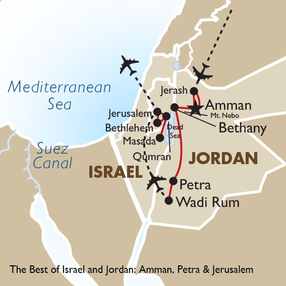 travel from amman jordan to jerusalem israel